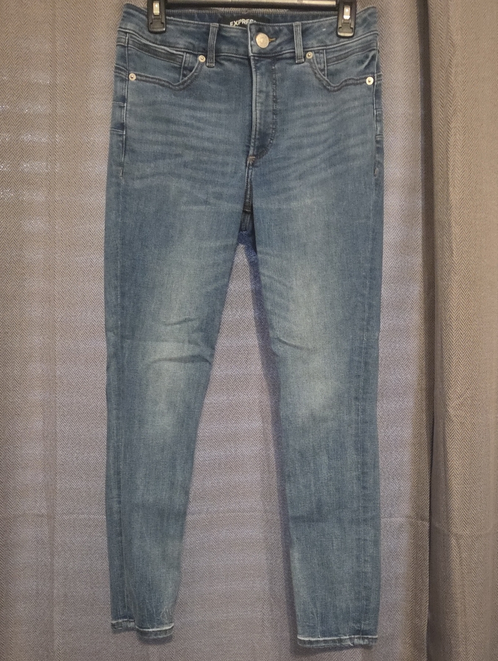 Express Skinny Jeans in Blue Denim
